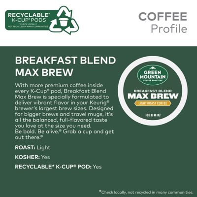 Keurig - Breakfast Blend Max Brew Coffee - Image 7