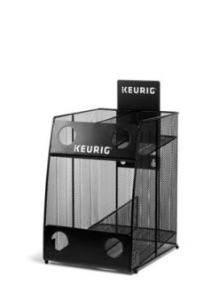 Alternative view of Keurig - Mesh K-Cup Pod Storage Rack 4 Sleeve