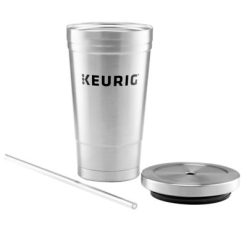 Alternative view of Keurig - 16oz Stainless Steel Iced Beverage Tumbler
