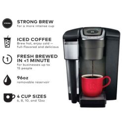 Alternative view of Keurig - K-1550 Large Reservoir Coffee Maker - Home or Business Use